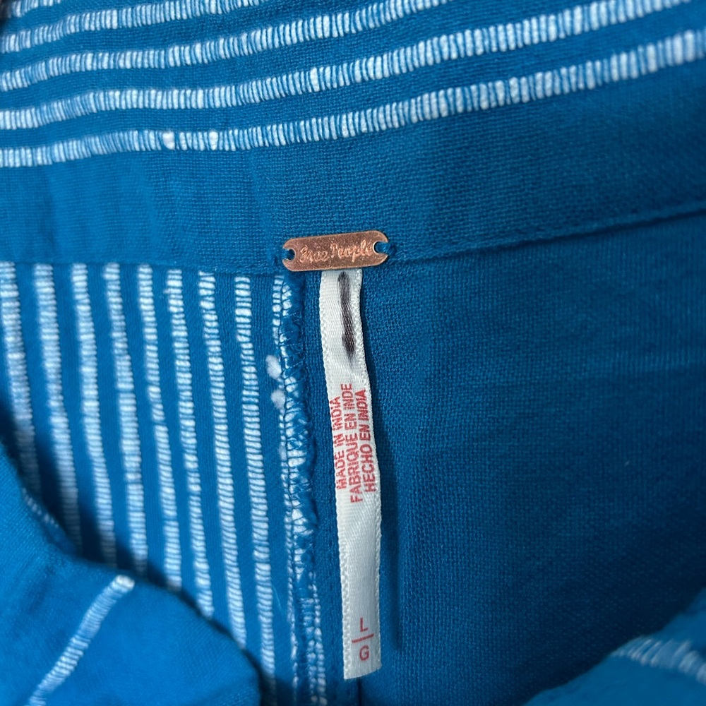 Free People Striped Blue and White Ensemble - Picture 3 of 7
